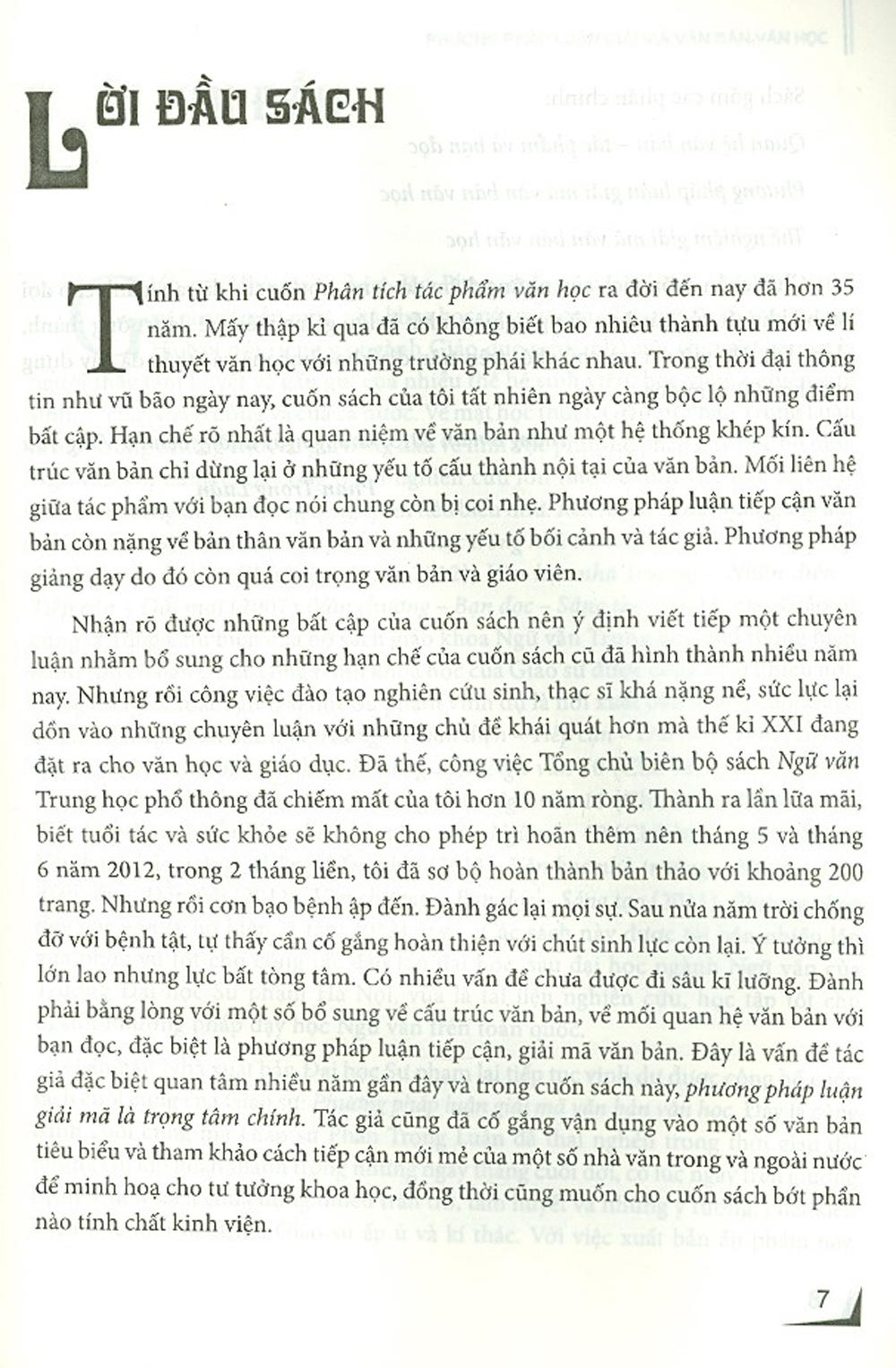 Phương Pháp Luận Giải Mã Văn Bản Văn Học