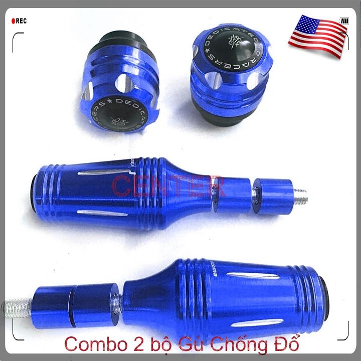 [ màu Đen ] Combo 2 bộ gù chống đổ trước có chụp và gù sau mập MẬP K19