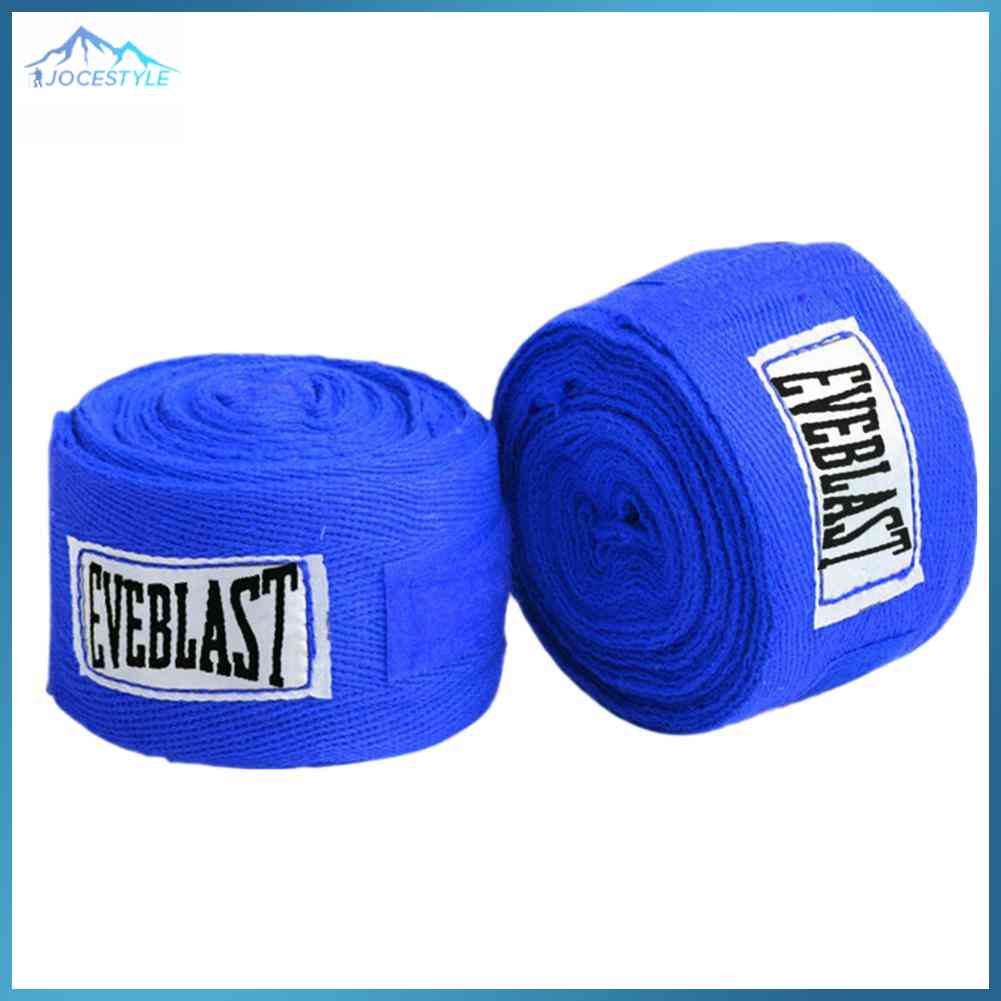 2pcs roll Cotton 3m Box Sports Strap Boxing Bandage MMA Hand Gloves Wraps-black/red/blue/yellow