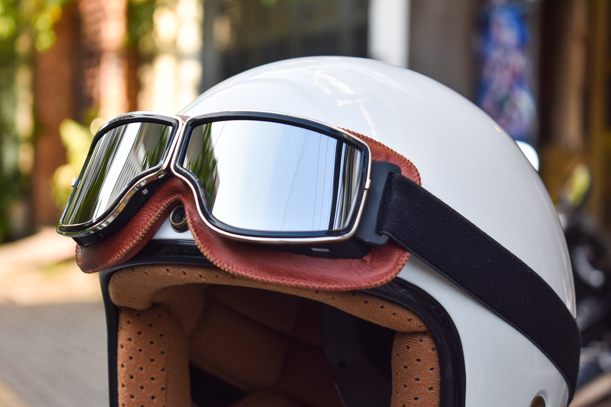 Kính dây cho mũ 3/4 Classic - Helmets 4U