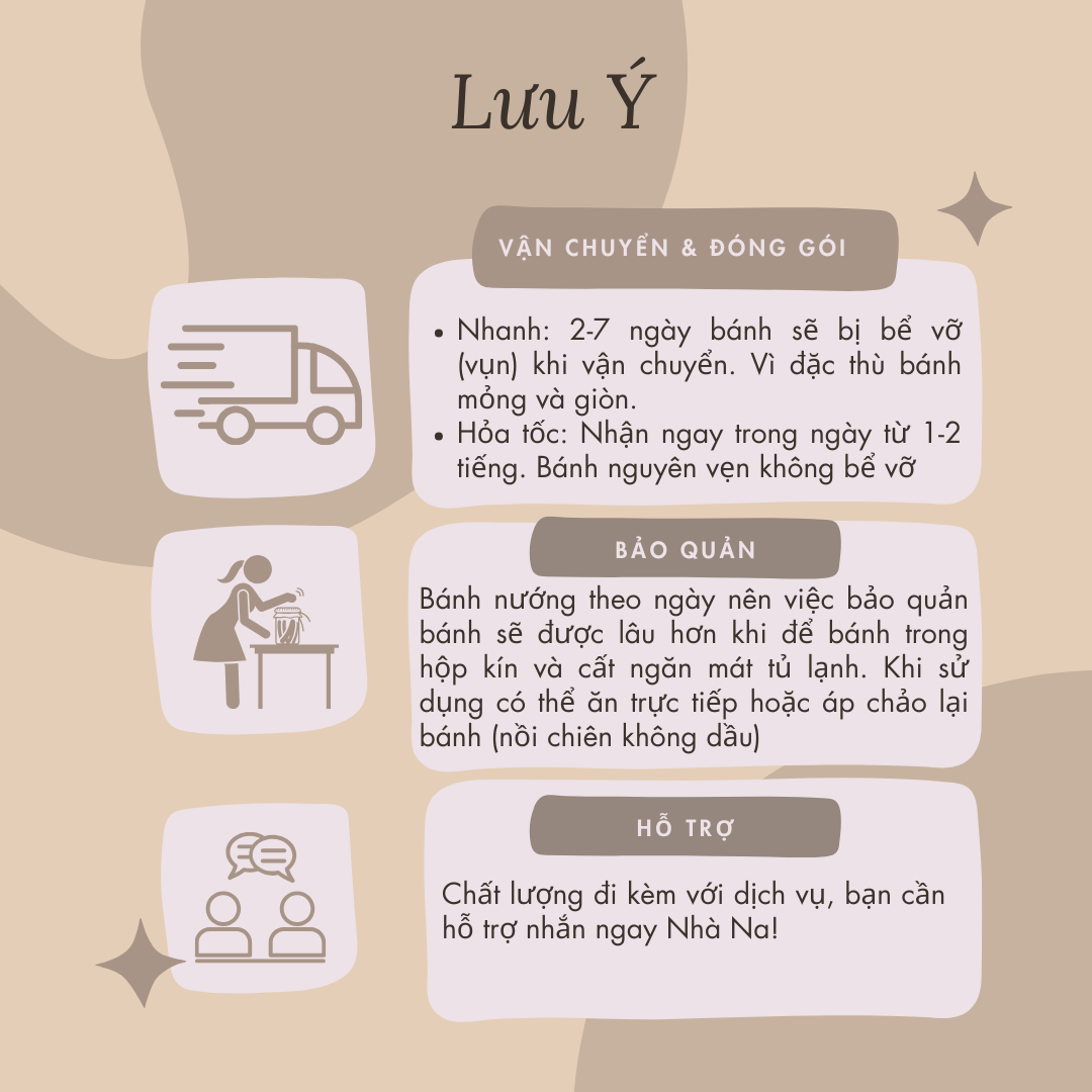 Combo 4 Túi Bánh Tráng Nướng Mắm Ruốc Đà Lạt