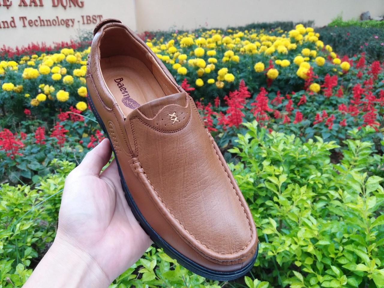 Giầy lười nam da bò đẳng cấp cho phái mạnh