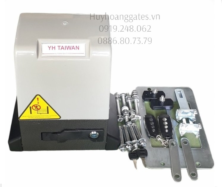 Motor cổng lùa YH800KG+4M ray thép