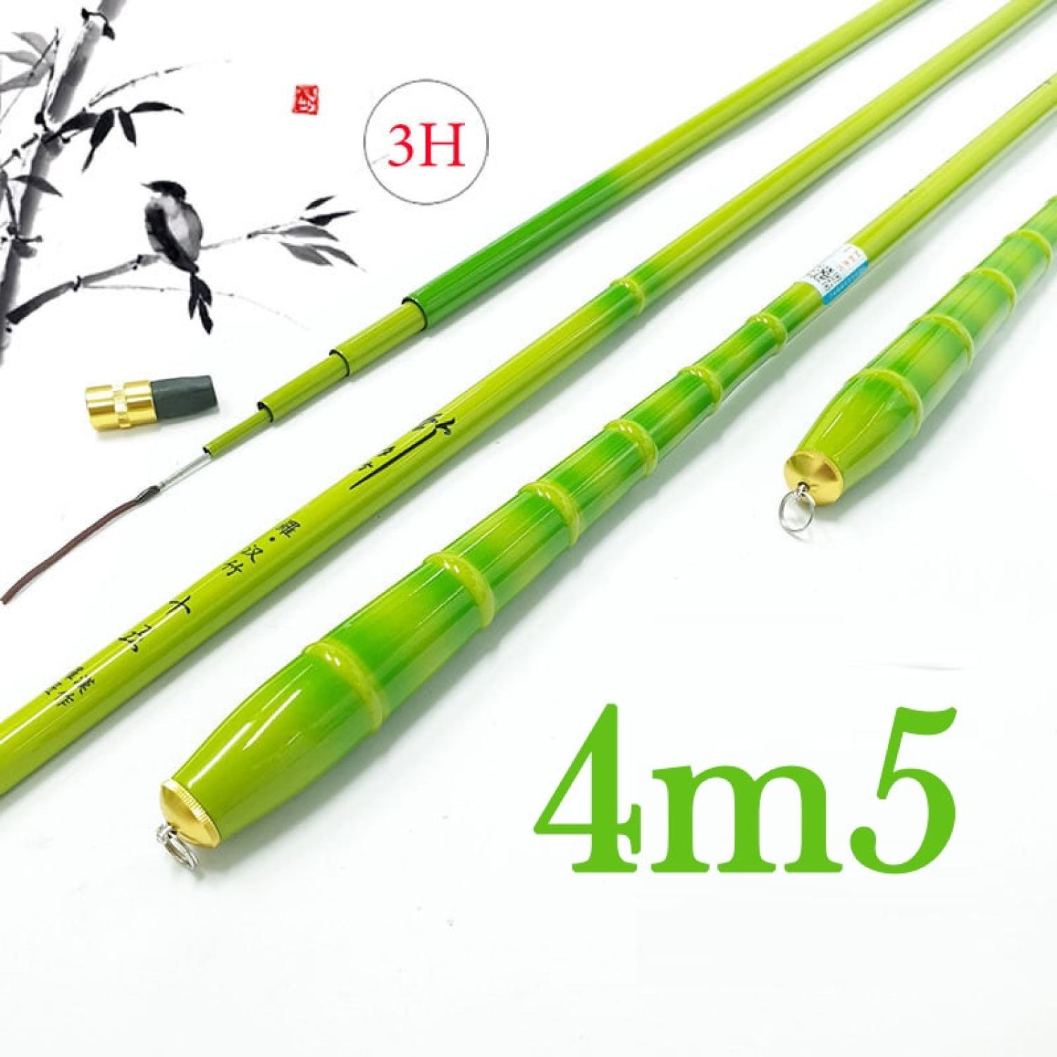 Cần câu tay thanh long cần câu đài câu đơn 3h cần câu cá