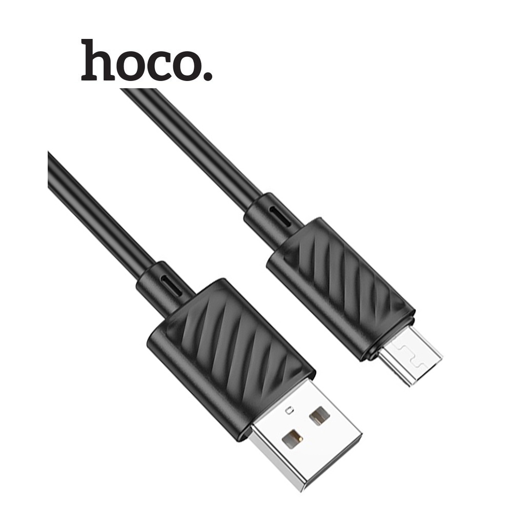 Cáp sạc Hoco X88 Micro sạc nhanh 2.4A đồng bộ data cho Android dài 1M ( Đen )