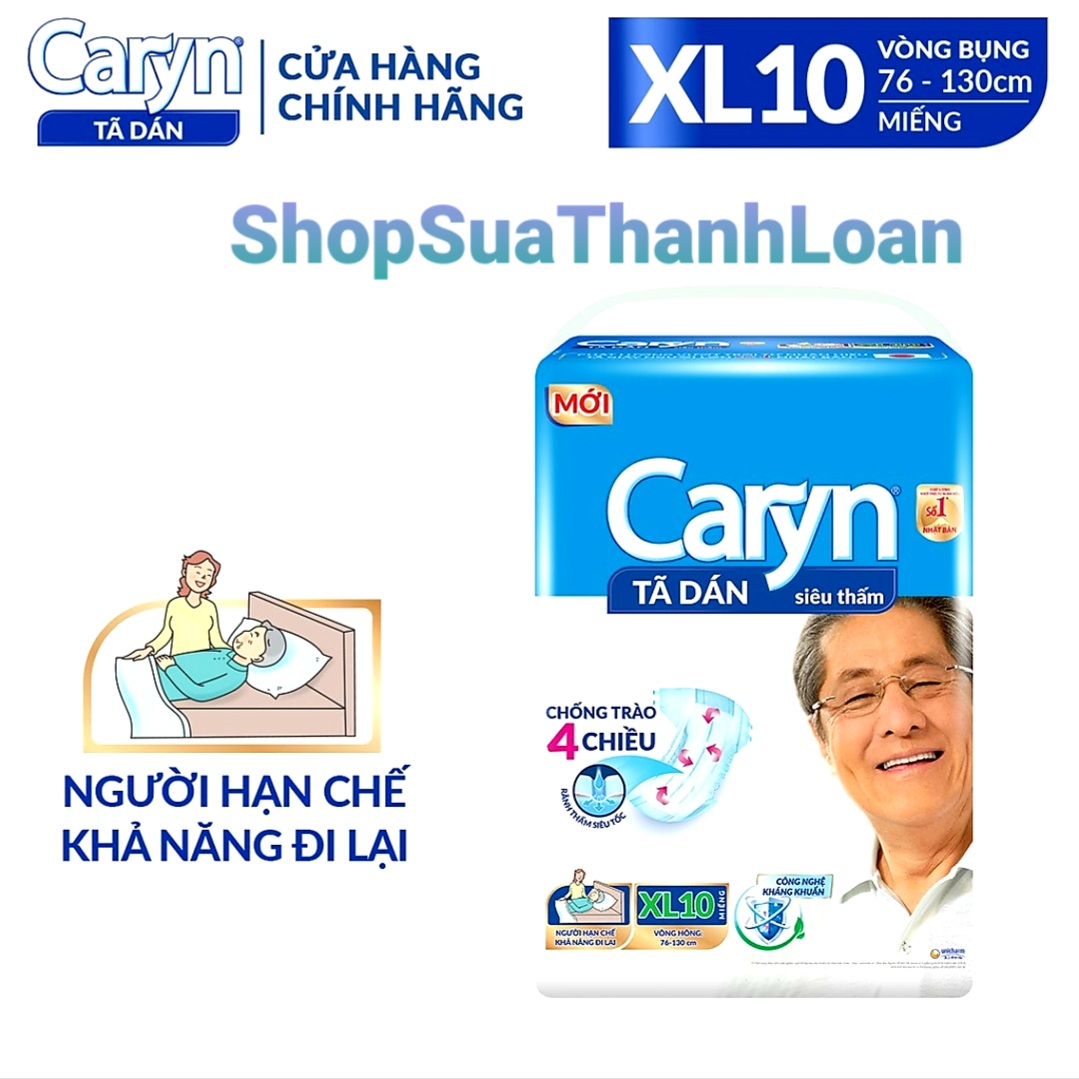 Tã Dán Người Lớn Caryn Siêu Thấm Size XL
