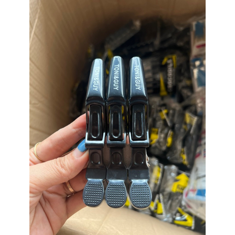Bộ 6 kẹp tóc mỏ vịt nhựa Toni&guy