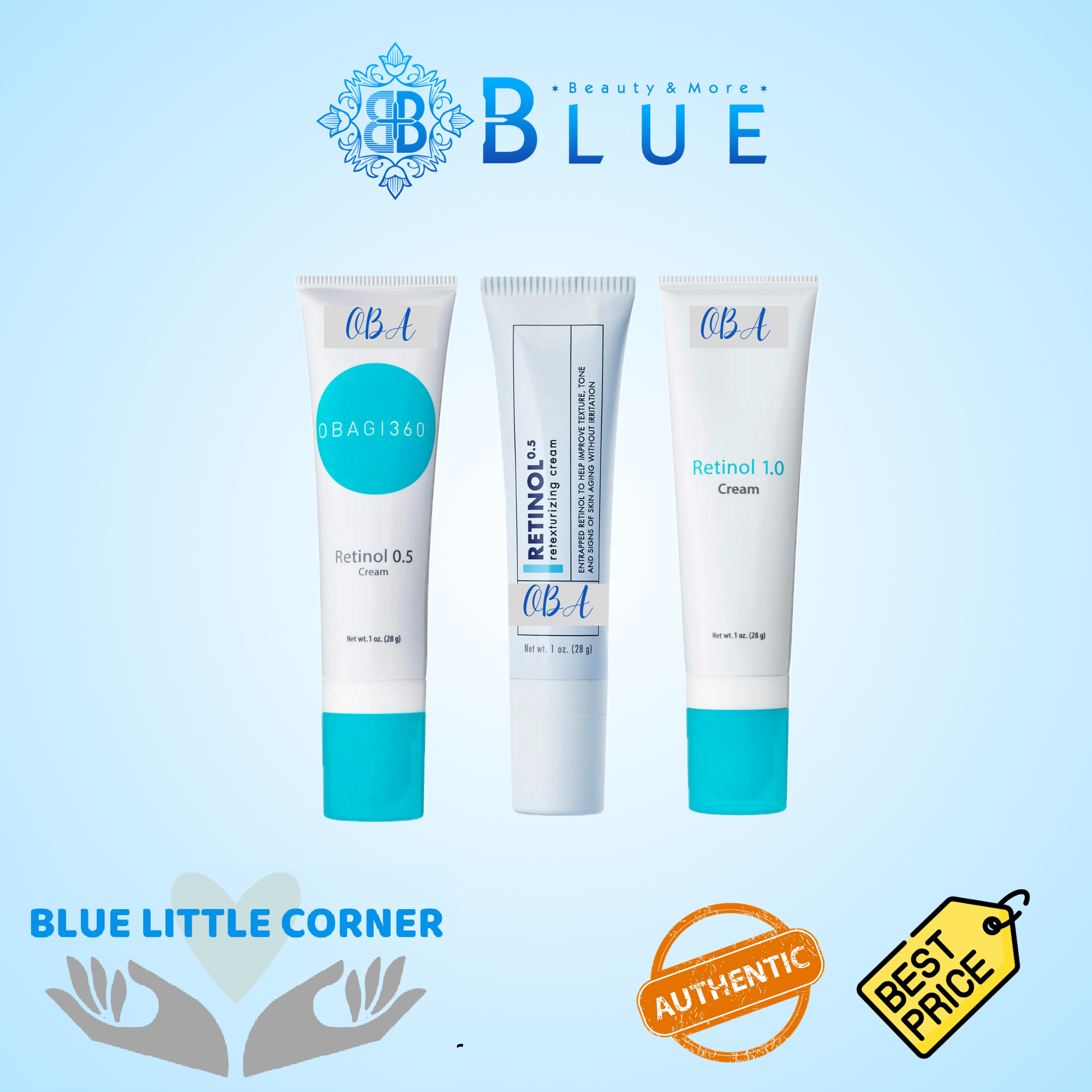 Kem trẻ hóa - hỗ trợ mụn Retinol OBG