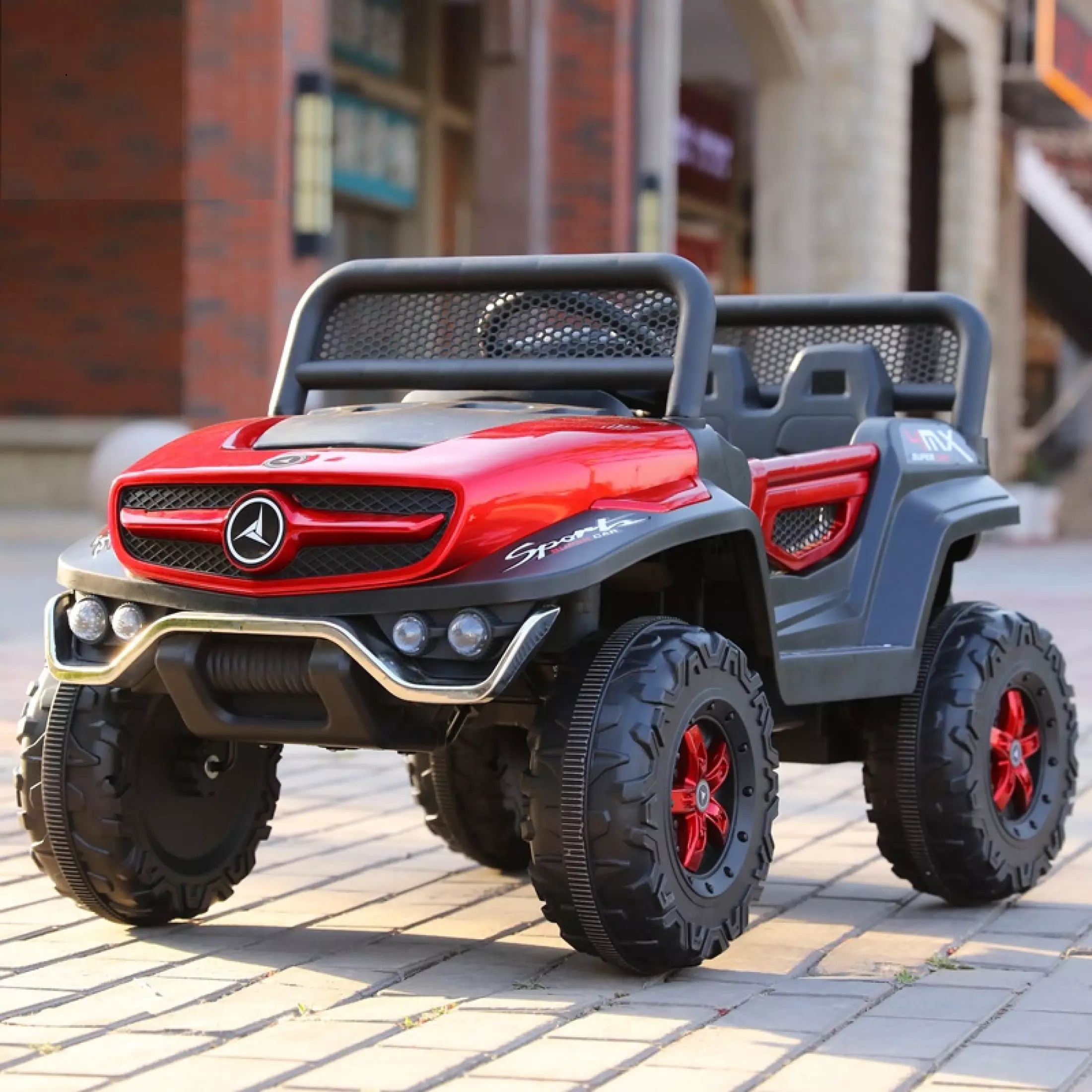 Xe ô tô điện trẻ em SJBB-1600. Model 2021 (Kiểu Dáng Địa Hình. Có Điều Khiển Từ Xa)