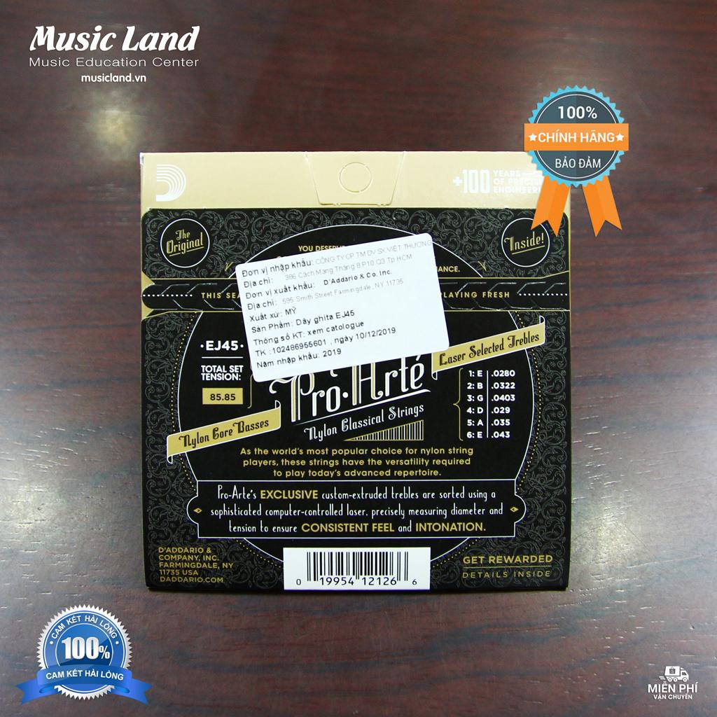 Dây Đàn Guitar Classic D'Addario EJ45 - Chính Hãng