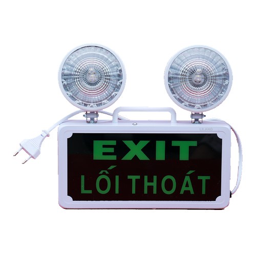 Đèn Sự Cố Khẩn Cấp Chiếu Sáng Kết Hợp Biển Chỉ Dẫn Thoát Nạn Exit