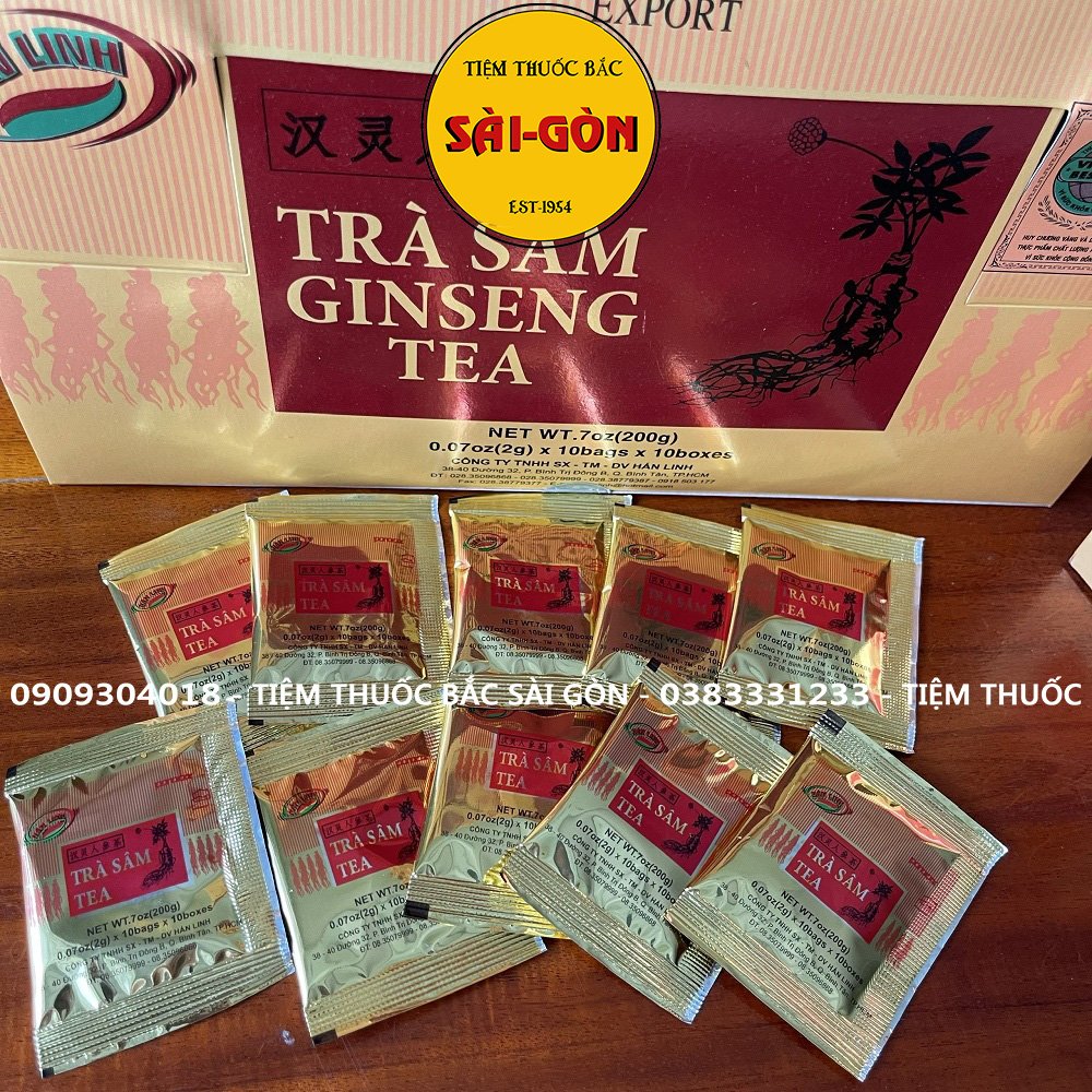 [HCM]TRÀ SÂM HÒA TAN HÁN LINH 100 GÓI