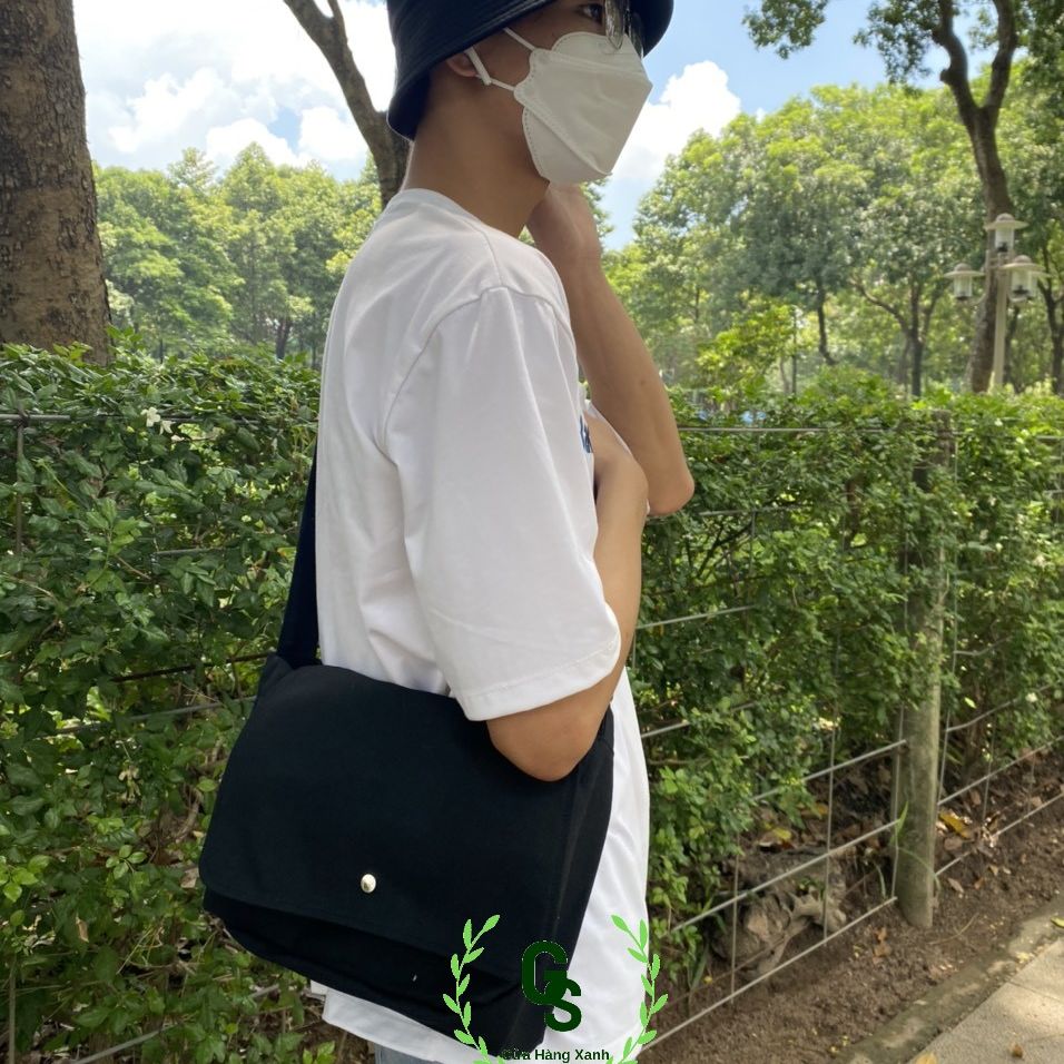 Túi Vải Đeo Chéo Unisex - Đi học, Đi chơi