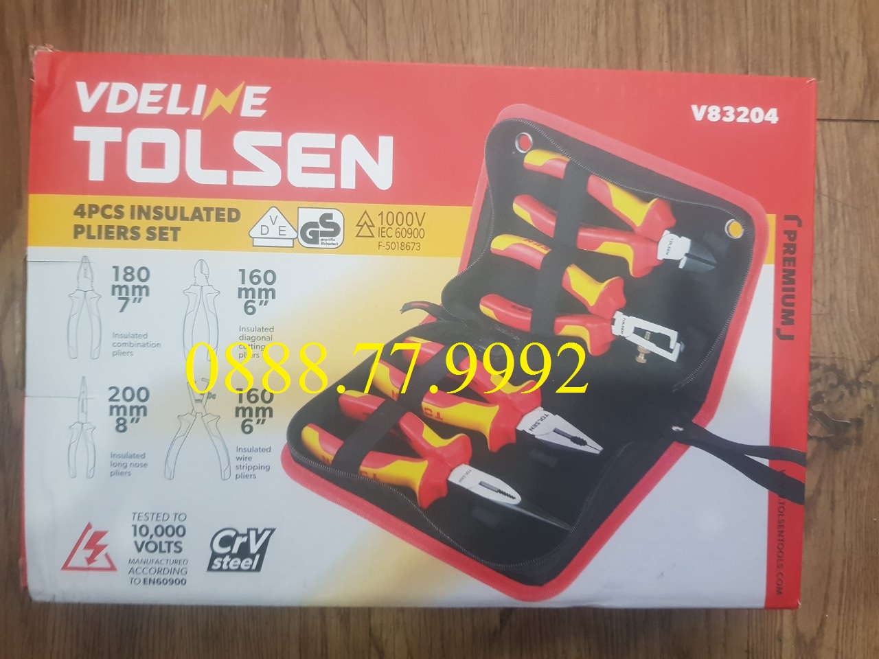 BỘ 4 KÌM CẮT CÁCH ĐIỆN TOLSEN V83204