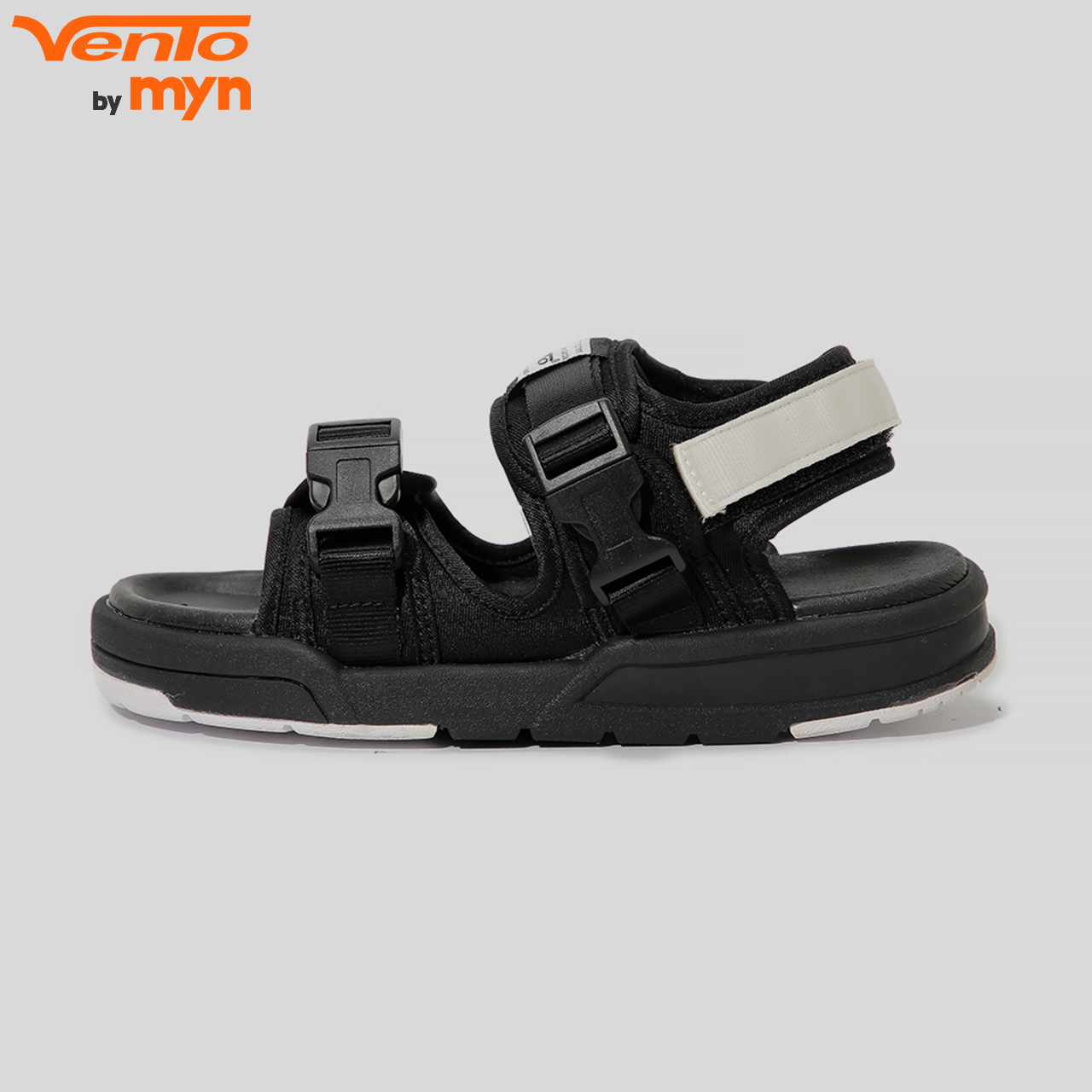 Giày Sandal Vento Nam Nữ - MS NV1002 - ĐEN TRẮNG