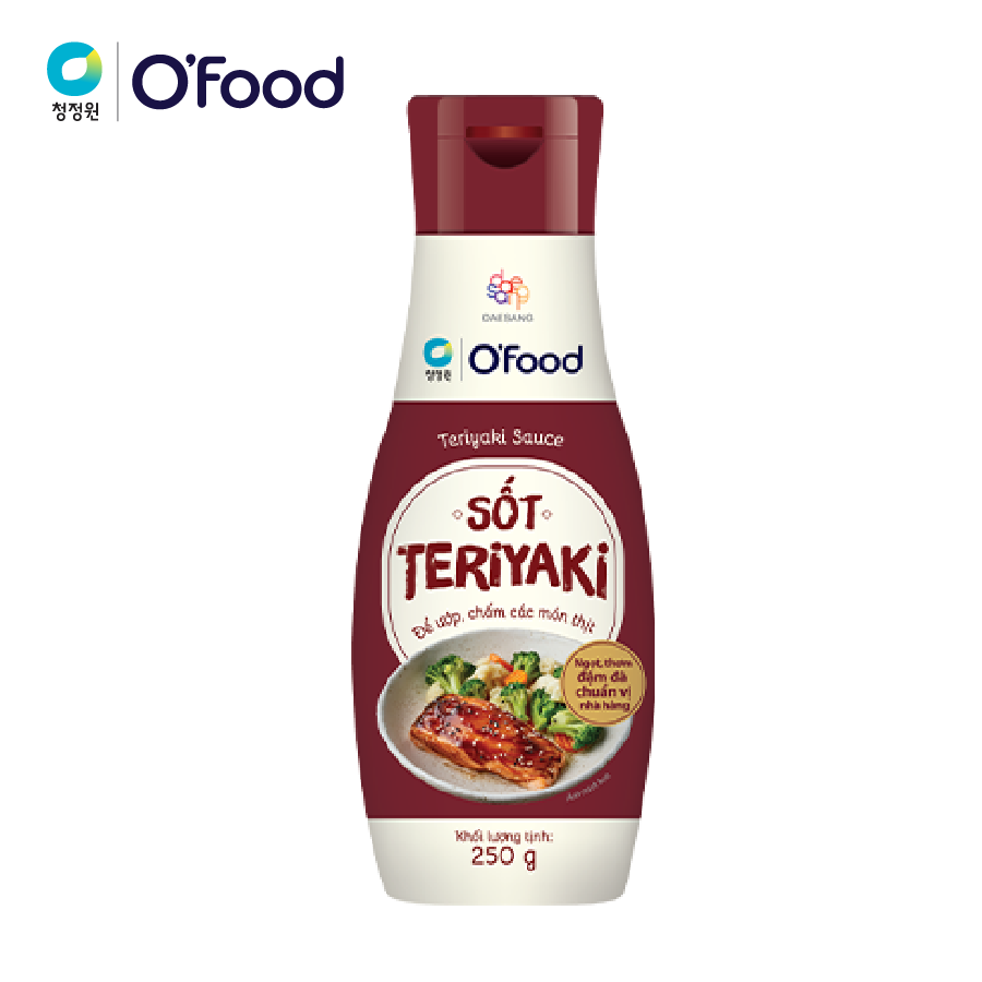 Sốt teriyaki hoàn chỉnh O’food chai 250g