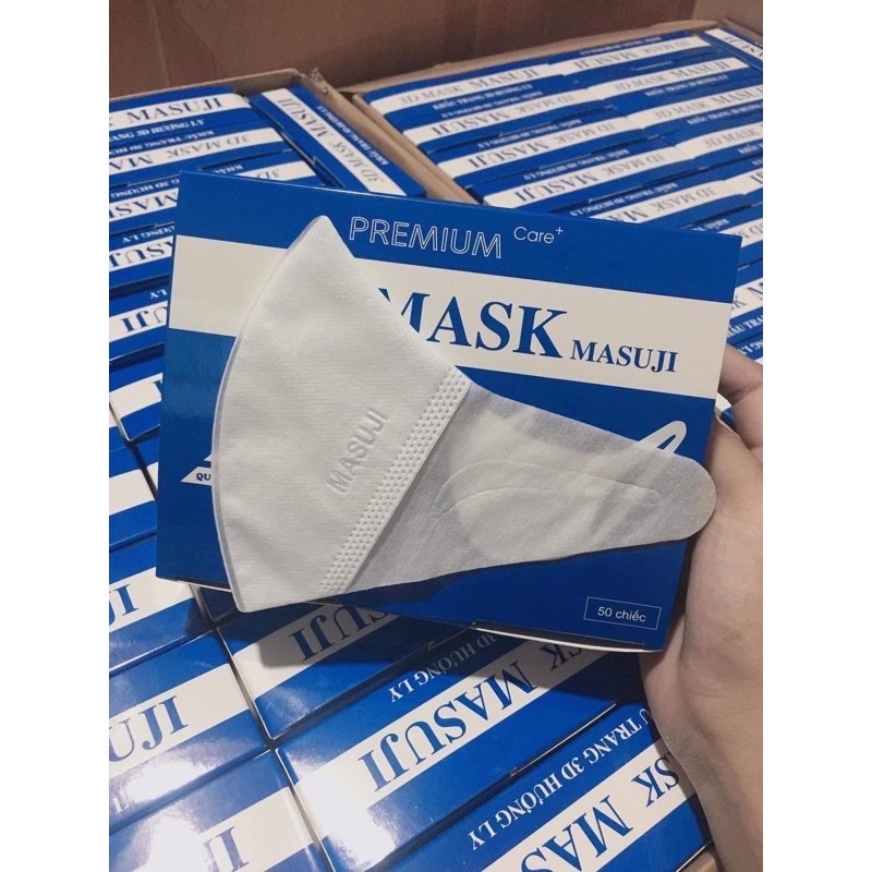 Một Thùng Khẩu Trang 3D Mask Masuji  (50 hộp)