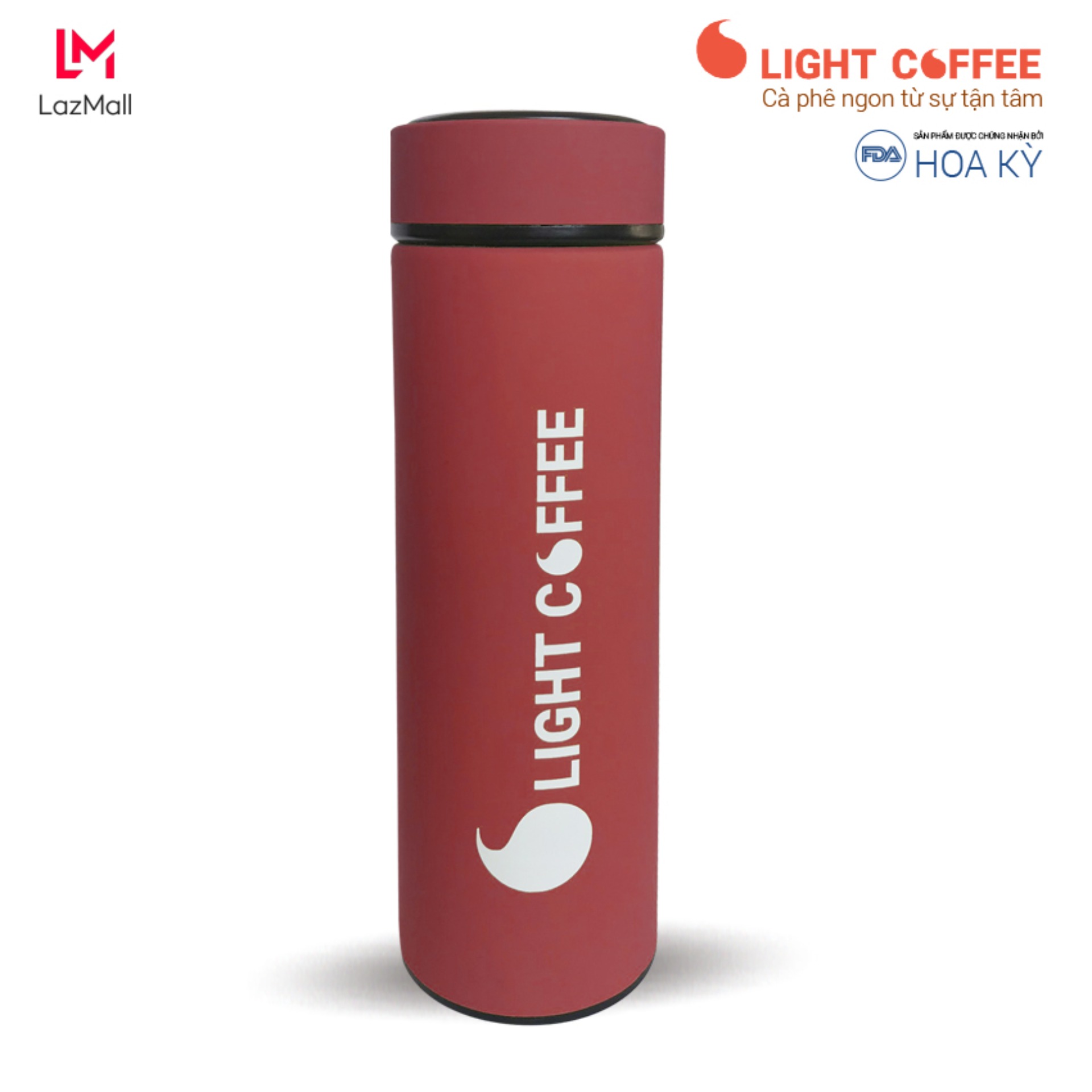 Bình giữ nhiệt inox bền, đẹp Light Coffee