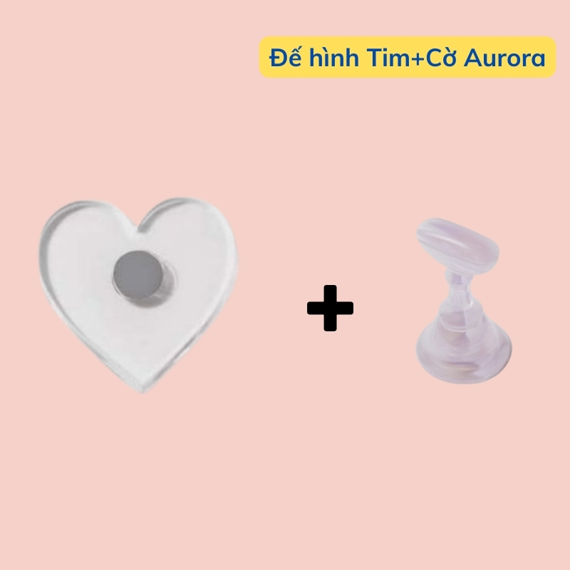 Đế gắn móng mẫu tập làm móng nail, trưng bày mẫu nail bằng nam châm, nhựa, pha lê - D017