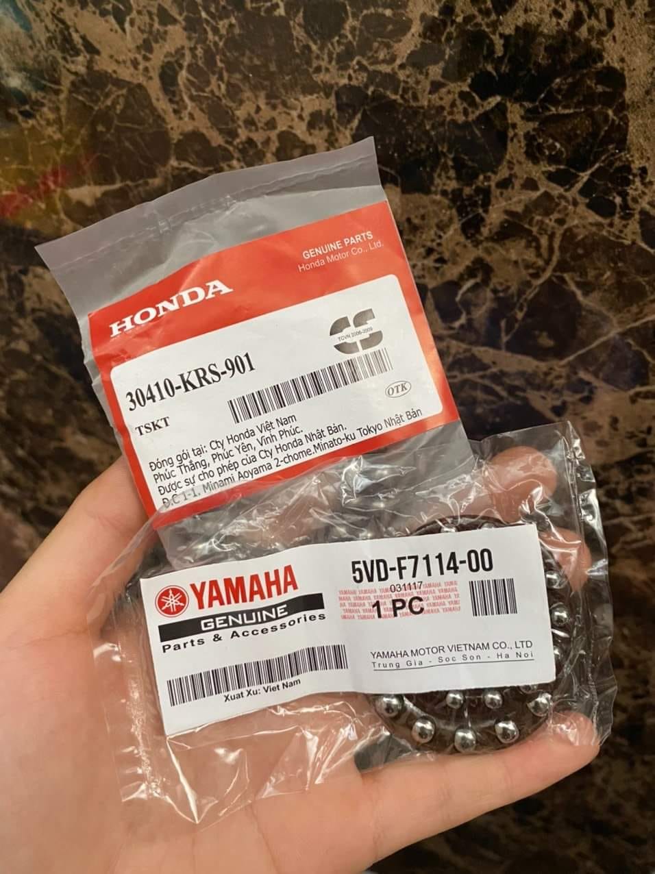 Vòng bi chén cổ xe máy Honda Yamaha
