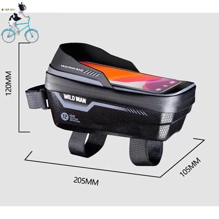 Túi Treo Khung Sườn Xe Đạp WILD MAN ES12 (HÀNG CHÍNH HÃNG)