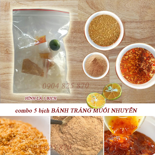[HCM]COMBO 10 BỊCH - BÁNH TRÁNG MUỐI NHUYỄN