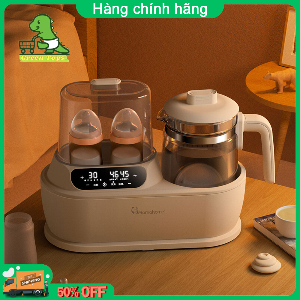 Máy tiệt trùng sữa hâm nóng và giữ ấm bình sữa kèm bếp đun nước khử clo