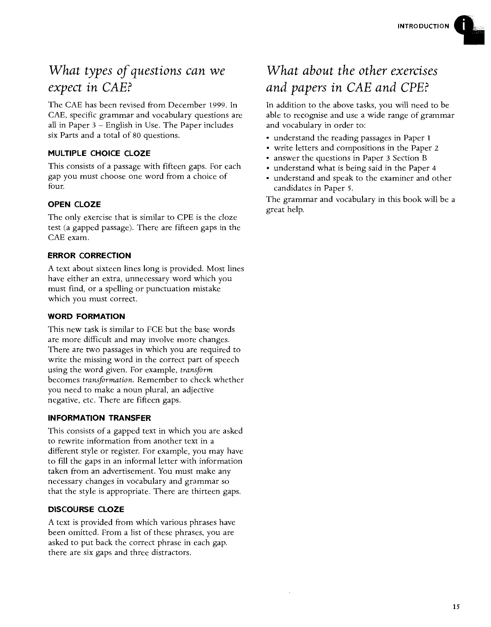 GRAMMAR AND VOCABULARY FOR CAMBRIDGE ADVANCED (Sách đen trắng)