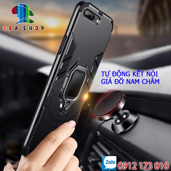 [TẶNG KÍNH CƯỜNG LỰC] Ốp lưng iPhone 7 Plus - iPhone 8 Plus - iPhone 7 - iPhone 8 iRon man chống sốc (đen)