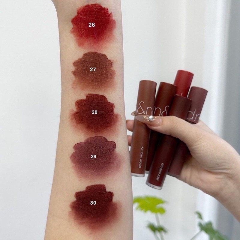 [Màu 22-30]Son kem Romand Zero Velvet Tint