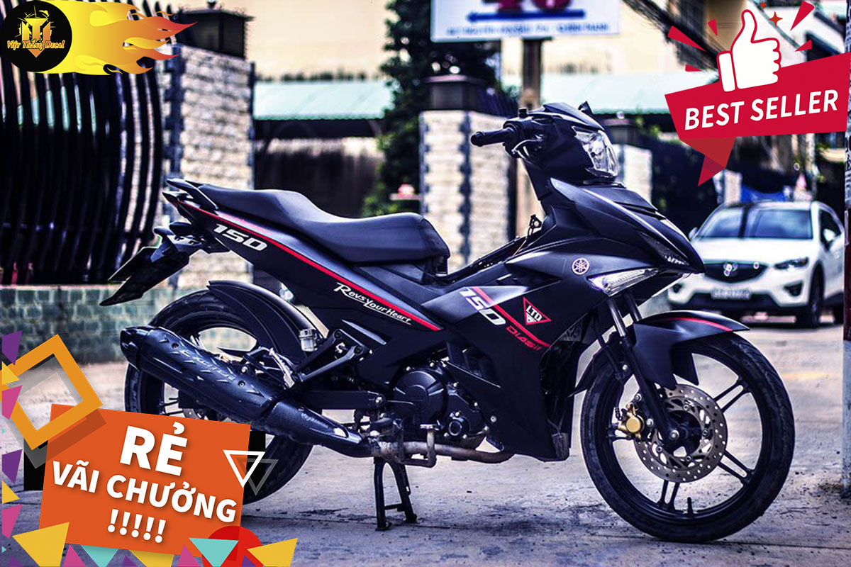 Tem Trùm Exciter 150 Limited Edition Đen Nhám