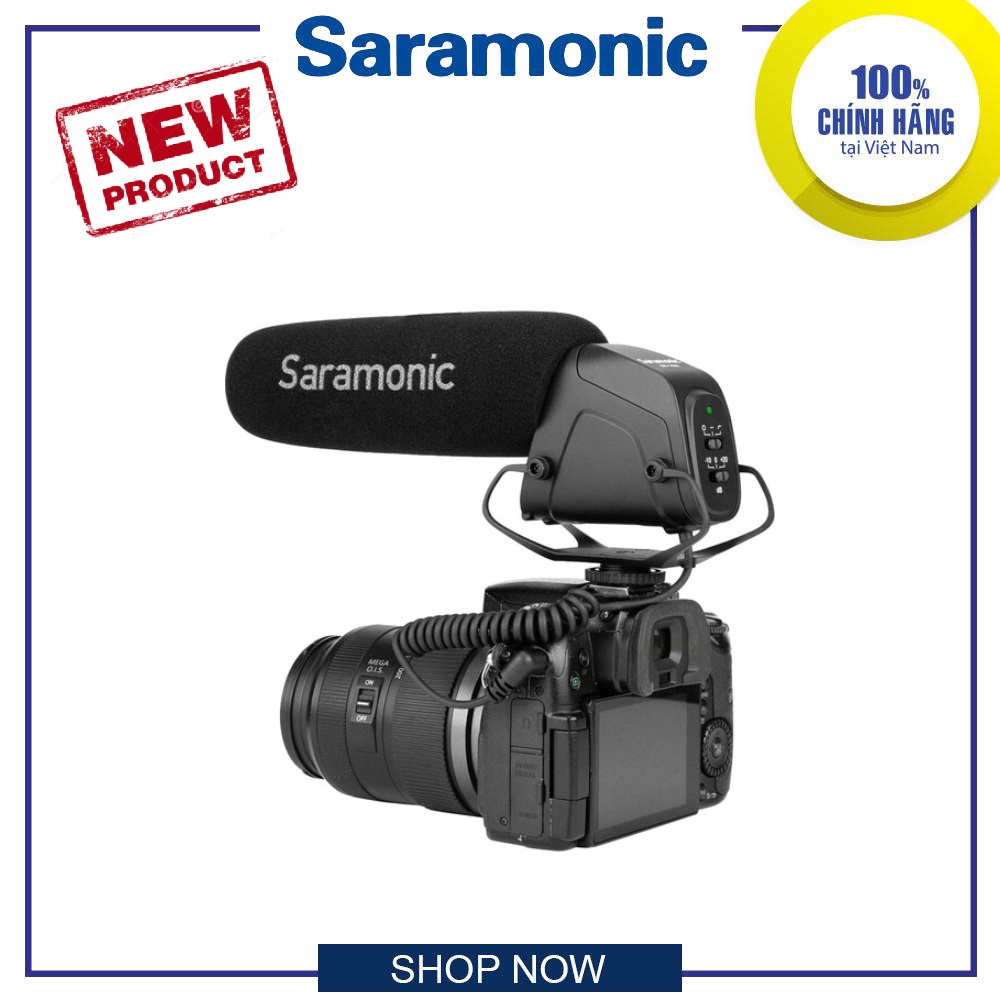 Micro Shotgun dùng cho Máy ảnh - Saramonic SR-VM4 (FS326)