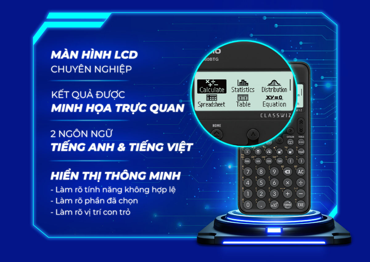 Máy Tính CASIO FX-880 BTG