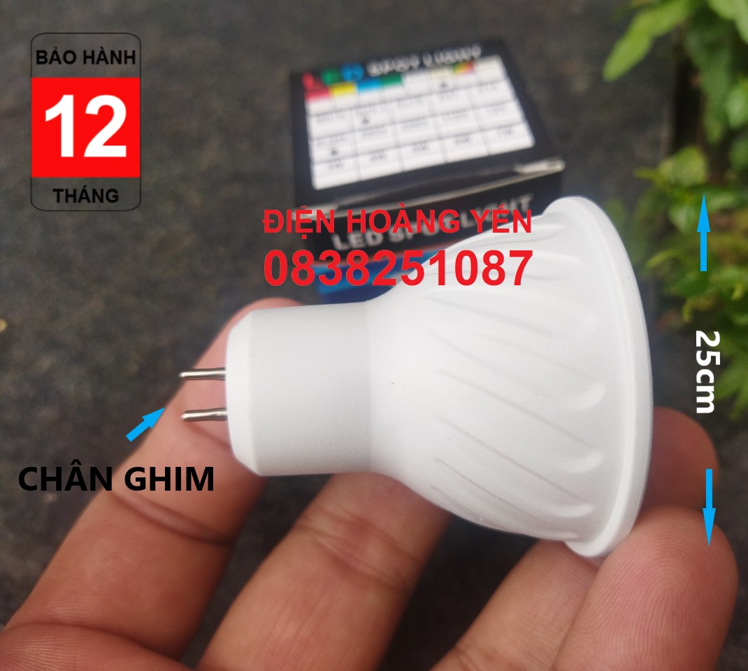 Bóng chén led chân ghim 3W