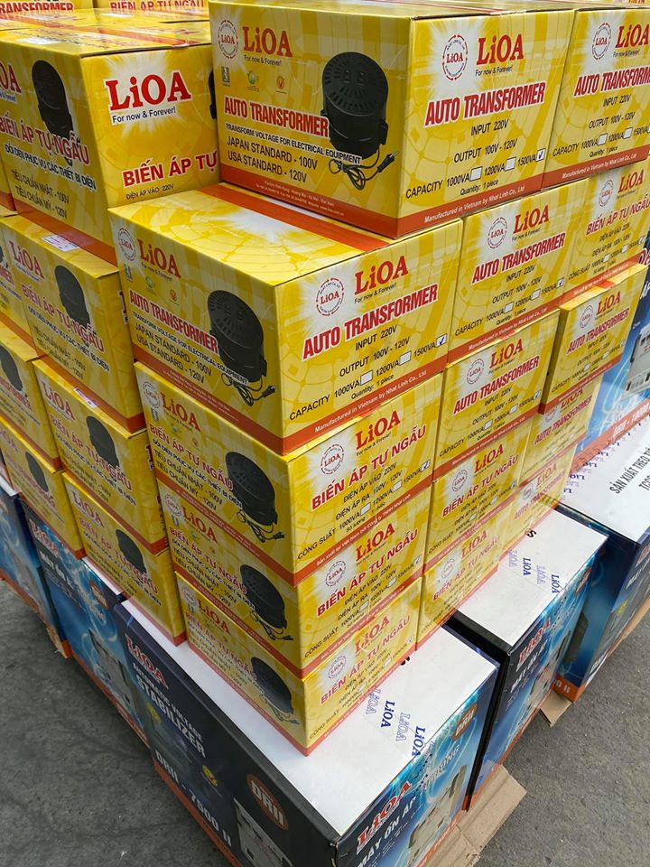 Biến Áp Đổi Nguồn LiOA 1000/1200/1500/2000VA (Nguồn Vào 220V / Nguồn Ra 100-120V)