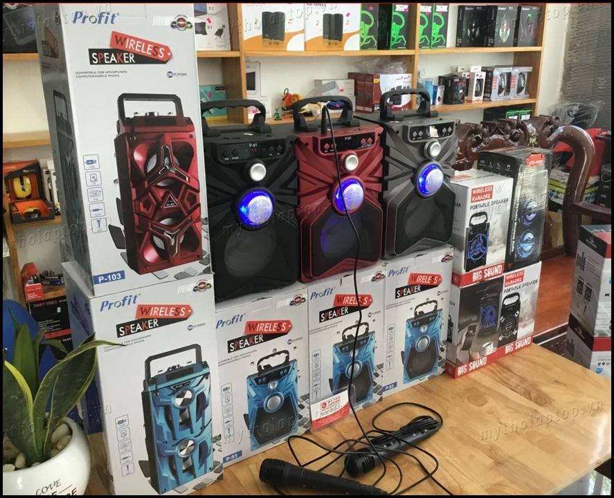 Loa bluetooth karaoke xách tay P91-P93 + tặng kèm micro