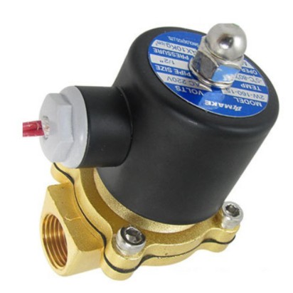 Van điện từ nước phi 13, phi 21, phi 27 - van nước điều khiển bằng điện [LOẠI TỐT Thân đồng dây đồng]