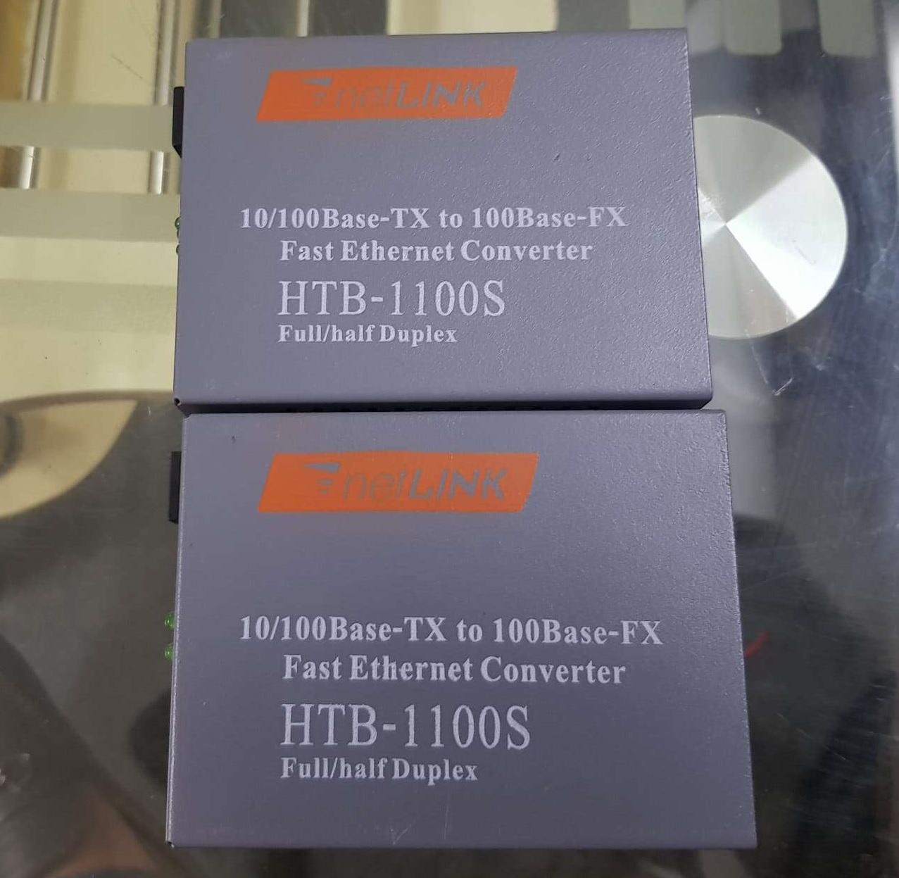 [HCM]Cặp Converter Quang 100MB Netlink Single Mode 1 Sợi Quang. Bh 12 Tháng-1100S