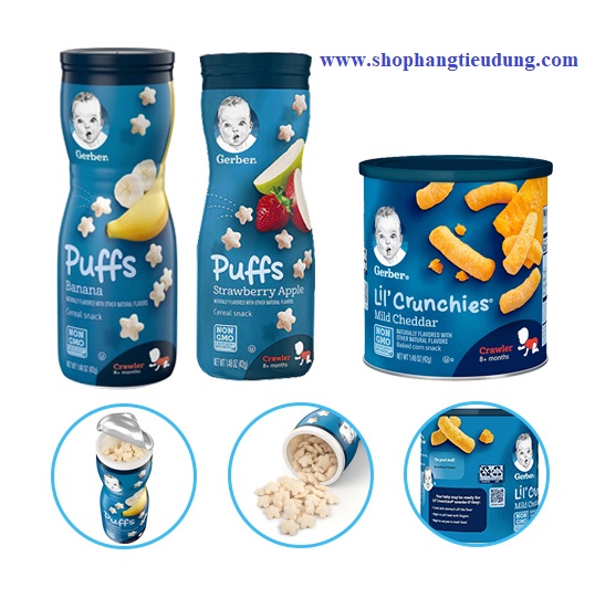Bánh ăn dặm Gerber hình sao 42g (Date: T2.2022)