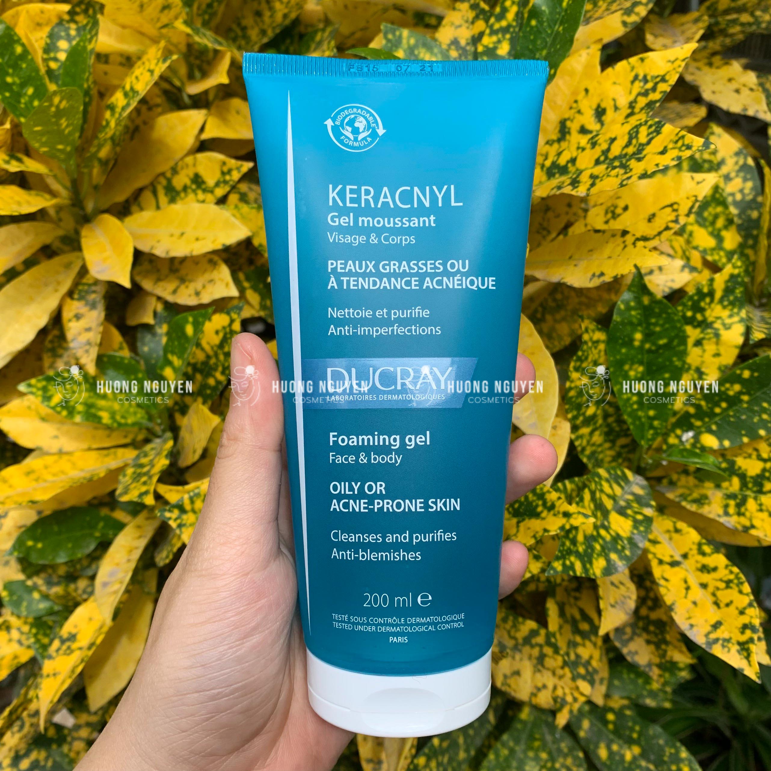 Sữa Rửa Mặt Ducray Keracnyl Gel Moussant