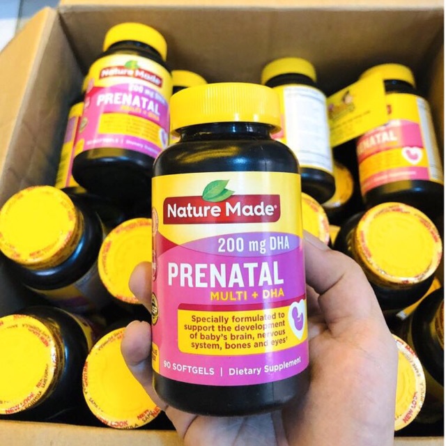 VITAMIN BÀ BẦU NATURAL MADE PRENATAL 90V