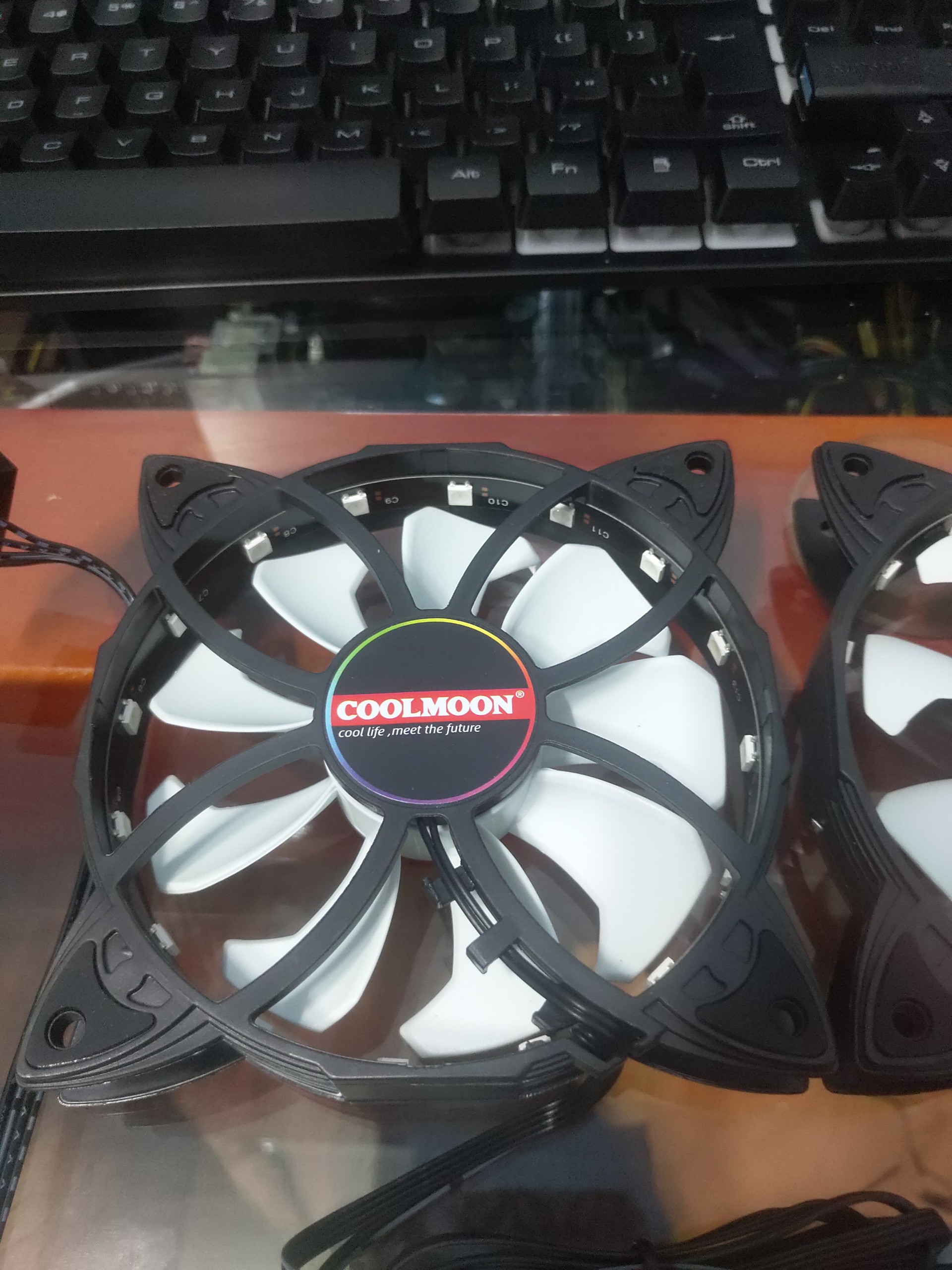 Fan Led RGB + HUB - 12cm - 6pin - 30 ĐỔI TRẢ MIỄN PHÍ.