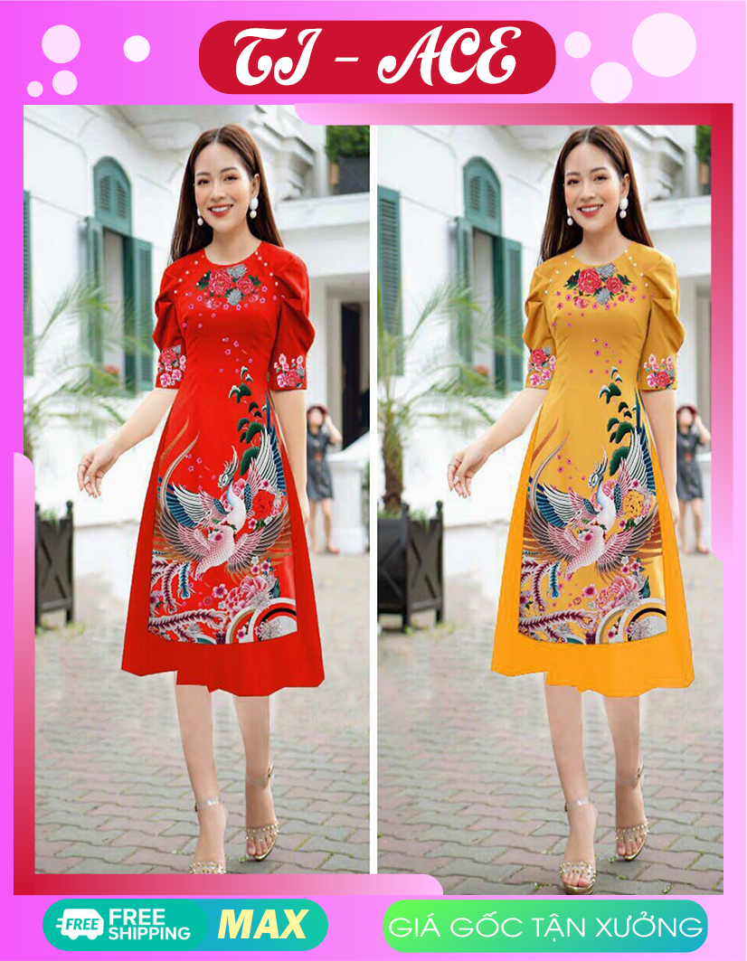 [HCM]Sét áo dài mẹ - sét bé dịu dàng (  Áo và Chân Váy)_[Giá gốc tận xưởng]