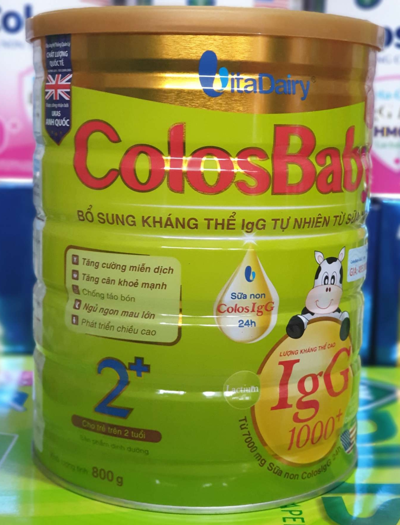 Sữa bột colosbaby gold 2+ 800g date mới