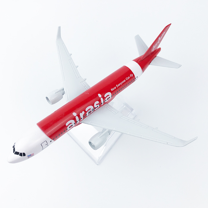 Mô hình máy bay tĩnh B737 Air Asia 16cm