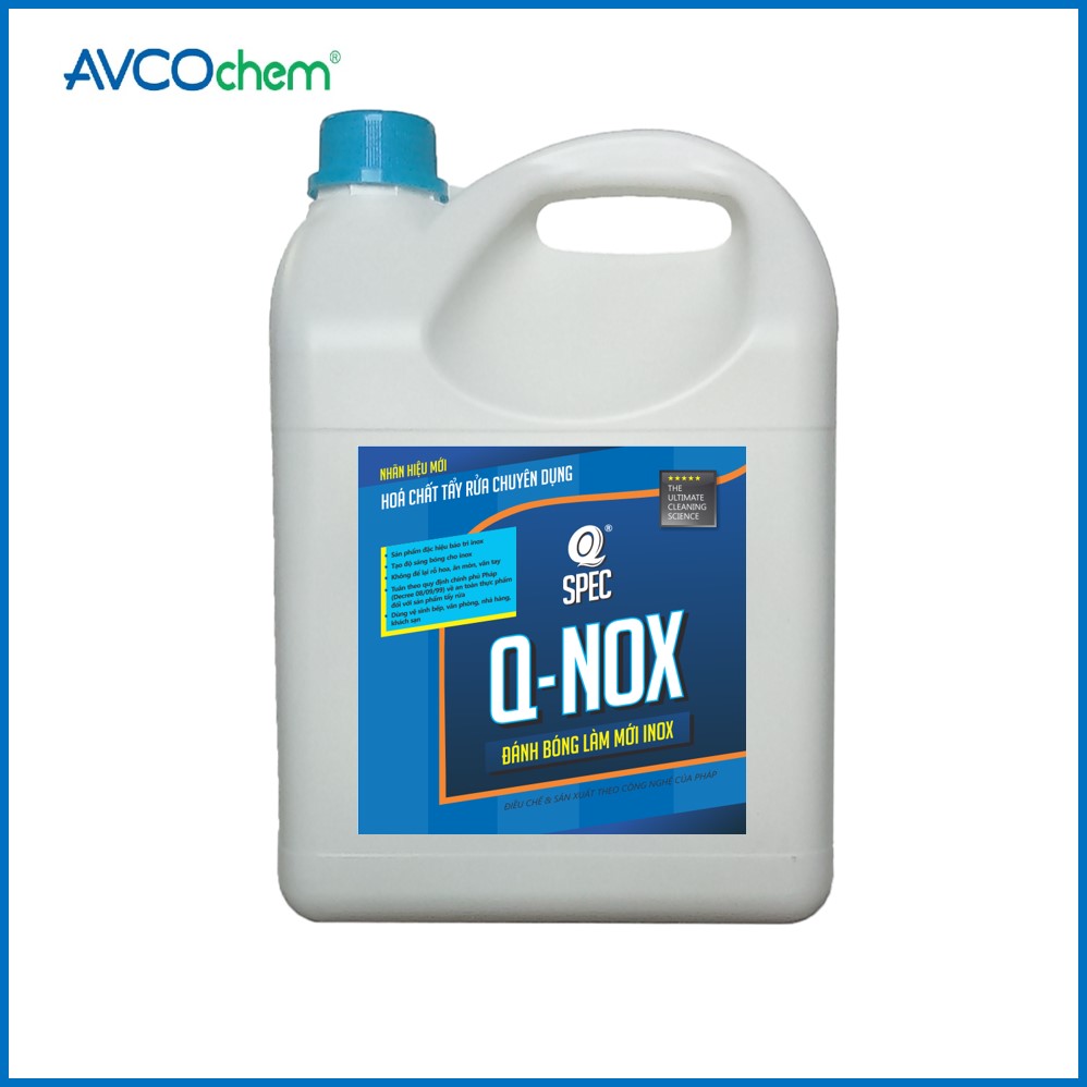 Dầu Đánh Bóng Làm Mới Inox Q-NOX - can 4 lít - AVCOchem - Q-SPEC