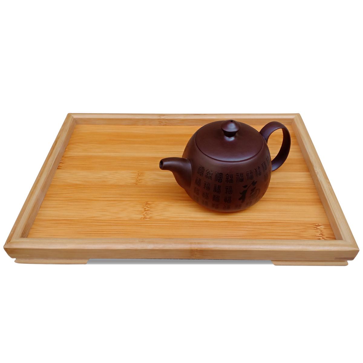 Khay trà gỗ tre tự nhiên