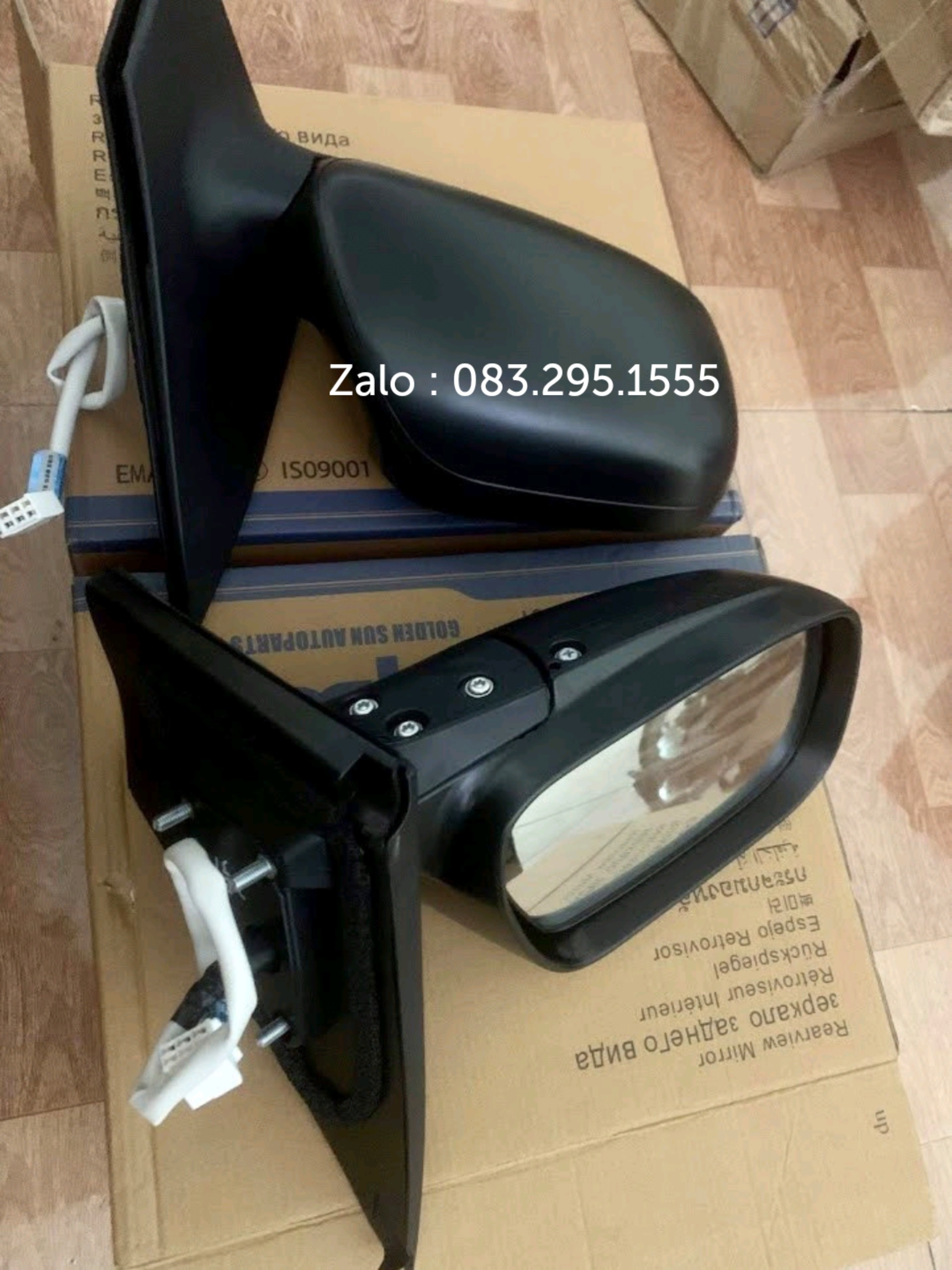 Gương Vios đời 02 - 07 ( 3 giắc điện , chỉnh mặt )