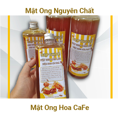 Mật ong hoa cà phê, mật ong nguyên chất 1L