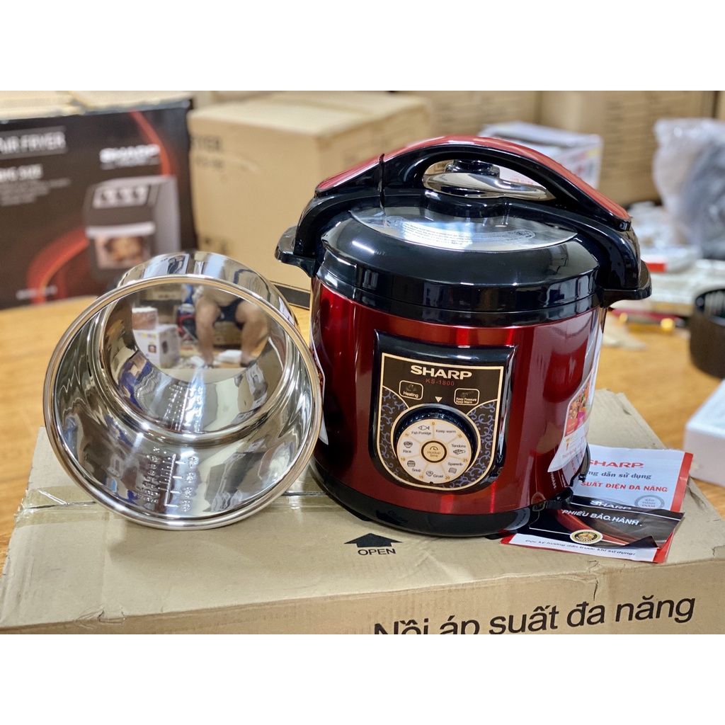 Nồi Áp Suất Điện Đa Năng Sharp KS-180V/ KS-228 6L